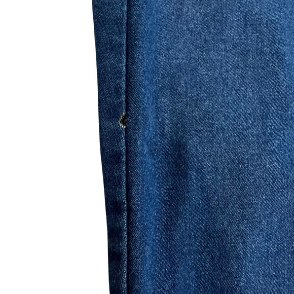 Alfred Dunner Womens Pull On Pants Size 18 Blue Denim Look Stretch Straight Leg - Picture 6 of 6